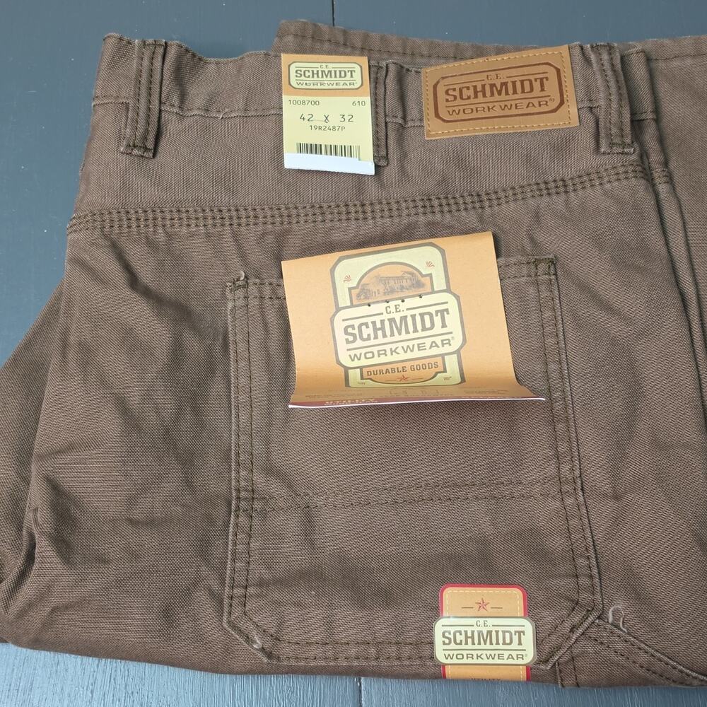 Ce Schmidt Relaxed Fit Work Jean 100% Cotton Size 36 Waist 32 Inseam NWT